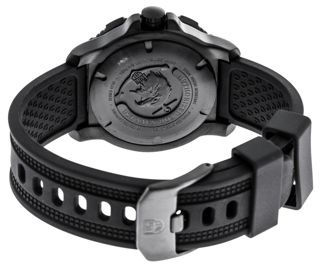 Luminox Navy SEAL Special Operations Challenge Black PVD Blue Dial Bla