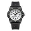 Luminox Pacific Diver Black IP Steel White Dial Black Rubber Strap Date Divers Quartz Unisex Watch XS.3127M - Watches & Beyond