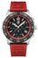 Luminox Pacific Diver Chronograph Stainless Steel Black Dial Red Rubber Strap Day/Date Divers Quartz Mens Watch XS.3155 - Watches & Beyond