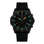 Luminox Pacific Diver "Forest Green" Chronograph Black IP Steel Black Dial Green Rubber Strap Day/Date Divers Quartz Mens Watch XS.3147 - Watches & Beyond