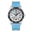 Luminox Pacific Diver Ripple Stainless Steel Mother-Of-Pearl Dial Blue Rubber Strap Date Divers Quartz Unisex Watch XS.3124M - Watches & Beyond