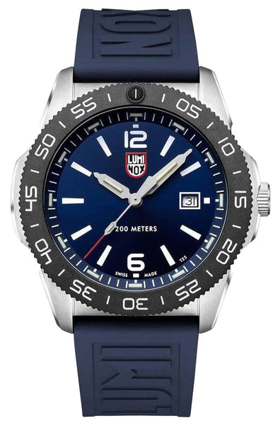 Luminox Pacific Diver Stainless Steel Blue Dial Blue Rubber Strap Date Divers Quartz Mens Watch XS.3123.DF - WAB - Shipping Dept.