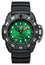 Luminox Scott Cassell Deep Dive CARBONOX Green Dial Black Rubber Strap Date Divers Quartz Mens Watch XS.1567 - Watches & Beyond