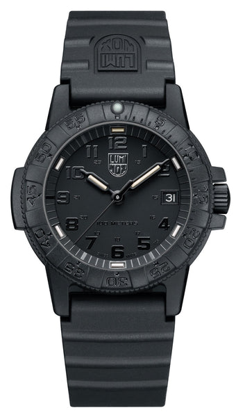 Luminox Sea Turtle CARBONOX Black Rubber Strap Black Dial Date Quartz Mens Watch XS.0301.BO.L - Watches & Beyond