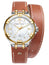 Maurice Lacroix Aikon Mother - of - Pearl Dial Date Caramel Leather Strap Quartz Womens Watch AI1004 - PVY11 - 171 - 1 - WAB - Shipping Dept.