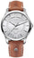 Maurice Lacroix Pontos Automatic Stainless Steel Silver Dial Brown Leather Strap Day/Date Mens Watch PT6358 - SS001 - 130 - 2 - Watches & Beyond