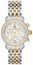 Michele CSX - 36 Chronograph Mother of Pearl Dial Date Two - Tone Stainless Steel Womens Watch MWW03C000514 - WAB - Shipping Dept.