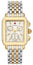 Michele Deco Chronograph Date Two - Tone Stainless Steel & Diamonds Womens Watch MWW06A000779 - WAB - Shipping Dept.