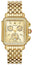 Michele Deco Diamond High Shine Chronograph Date 18K Gold - Plated Stainless Steel Womens Watch MWW06A000806 - Watches & Beyond