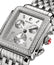 Michele Deco Diamond High Shine Chronograph Date Stainless Steel Womens Watch MWW06A000804 - Watches & Beyond