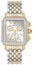 Michele Deco Diamond High Shine Chronograph Date Two - Tone Stainless Steel Womens Watch MWW06A000805 - Watches & Beyond