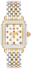Michele Deco Fleur Special Edition Two-Tone 18K Gold-Plated Stainless Steel Diam Michele Deco Fleur Two-Tone 18K Gold-Plated Diamond Watch  main image 3