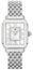 Michele Deco Madison Mid Stainless Steel Diamonds Silver Dial Date Rectangle Womens Watch MWW06G000012 - WAB - Shipping Dept.