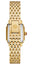 Michele Deco Madison Mini 18K Gold - Plated Steel Diamonds Mother - of - Pearl Dial Rectangle Womens Watch MWW06D000173 - Watches & Beyond