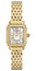 Michele Deco Madison Mini 18K Gold - Plated Steel Diamonds Mother - of - Pearl Dial Rectangle Womens Watch MWW06D000173 - Watches & Beyond