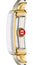 Michele Deco Madison Mini Two - Tone Steel Diamonds Mother - of - Pearl Dial Rectangle Womens Watch MWW06D000172 - Watches & Beyond