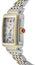 Michele Deco Mid Two - Tone Steel Diamond Mother of Pearl Dial Rectangle Womens Watch MWW06V000042 - WAB - Shipping Dept.