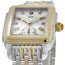 Michele Deco Mid Two - Tone Steel Diamond Mother of Pearl Dial Rectangle Womens Watch MWW06V000042 - WAB - Shipping Dept.