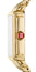 Michele Deco Park Rectangle Mother-of-Pearl Dial 18K Gold-Plated Steel Womens Watch MWW06E000146 - Watches & Beyond