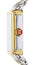 Michele Deco Park Rectangle Mother-of-Pearl Dial Two-Tone Steel Womens Watch MWW06E000145 - Watches & Beyond