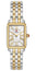 Michele Deco Park Rectangle Mother-of-Pearl Dial Two-Tone Steel Womens Watch MWW06E000145 - Watches & Beyond