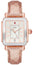 Michele Deco Sport Rose Gold Leather Silver Dial Date Womens Watch MWW06K000039 - WAB - Shipping Dept.