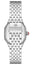 Michele Meggie Stainless Steel Square Silver Mirror Dial Diamonds Womens Watch MWW33B000012 - WAB - Shipping Dept.