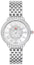 Michele Serein Mid Stainless Steel Diamonds Silver Dial Date Womens Watch MWW21B000143 - Watches & Beyond