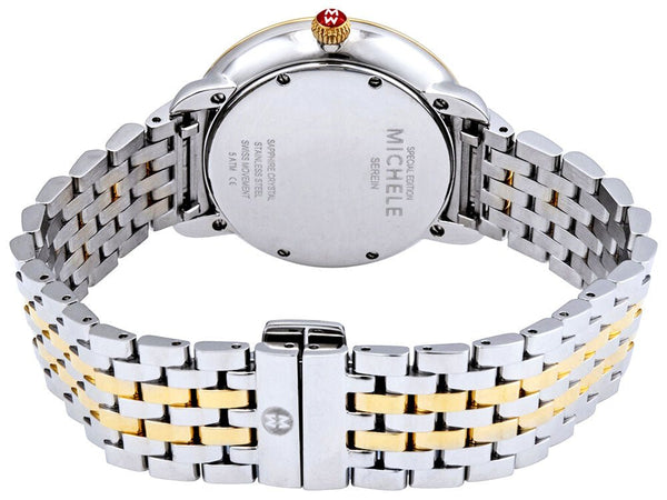 NWT MICHELE Serein Mid Two-Tone Diamond Watch Michele Serein 16 Ladies Diamond Two Tone Gold, Two Tone  main image 3