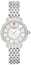 Michele Sidney Classic Stainless Steel Mother - of - Pearl Dial Diamonds Womens Watch MWW30B000001 - WAB - Shipping Dept.