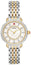 Michele Sidney Classic Two - Tone Stainless Steel Mother - of - Pearl Dial Diamonds Womens Watch MWW30B000002 - WAB - Shipping Dept.