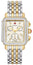 Michele Signature Deco Chronograph Date Two - Tone Stainless Steel & Diamonds Womens Watch MWW06A000776 - WAB - Shipping Dept.