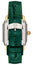 Michele Special Edition Deco Madison Mid Green Mother - of - Pearl Dial Diamonds Two - Tone Steel Green Leather Strap Women's Watch MWW06G000048 - Watches & Beyond