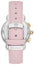 Michele Sport Sail Chronograph Silver Dial Date Peony Pink Silicone Women's Watch MWW01P000023 - Watches & Beyond