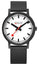 Mondaine Essence Renewable Material White Dial Black Rubber Strap Quartz Mens Watch MS1.41110.RB - WAB - Shipping Dept.