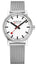 Mondaine EVO2 Stainless Steel Mesh White Dial Quartz Unisex Watch MSE.35110.SM - WAB - Shipping Dept.