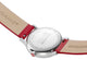 Mondaine EVO2 Stainless Steel White Dial Red Leather Strap Quartz Unisex Watch MSE.35110.LC - WAB - Shipping Dept.