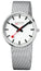 Mondaine Giant Backlight Stainless Steel Mesh White Dial Quartz Mens Watch MSX.4211B.SM - WAB - Shipping Dept.