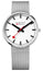 Mondaine Giant Backlight Stainless Steel Mesh White Dial Quartz Mens Watch MSX.4211B.SM - WAB - Shipping Dept.