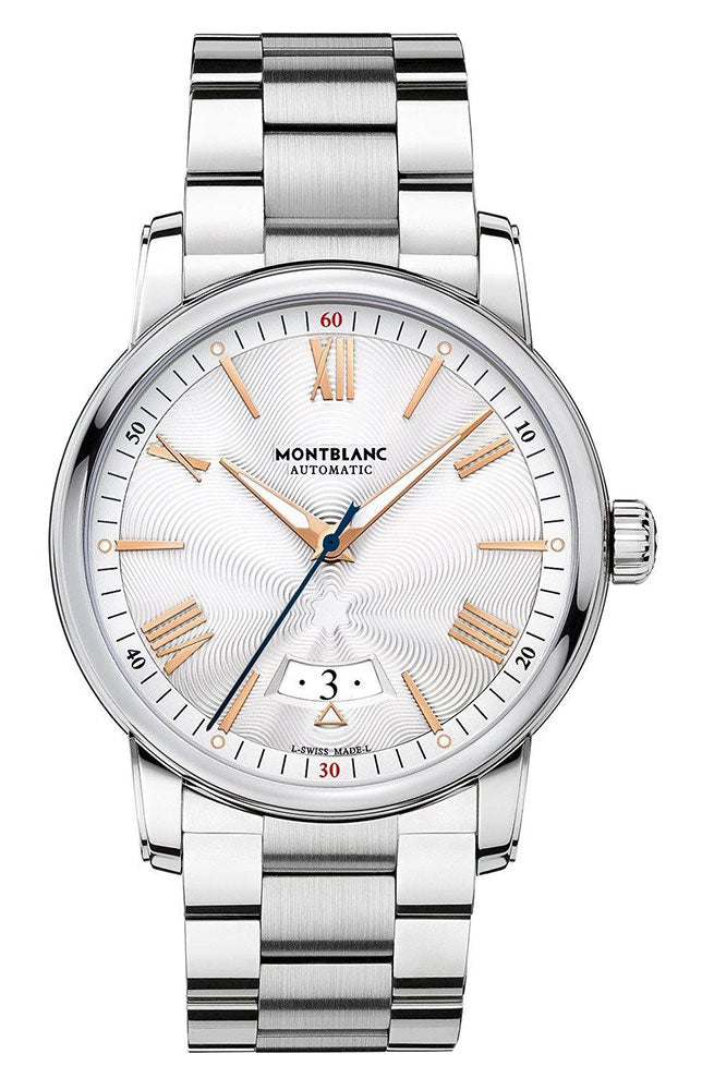 Montblanc 4810 Automatic Silver Dial Date Stainless Steel Mens Watch 114852 - Watches & Beyond