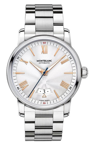 Montblanc 4810 Automatic Silver Dial Date Stainless Steel Mens Watch 114852 - Watches & Beyond