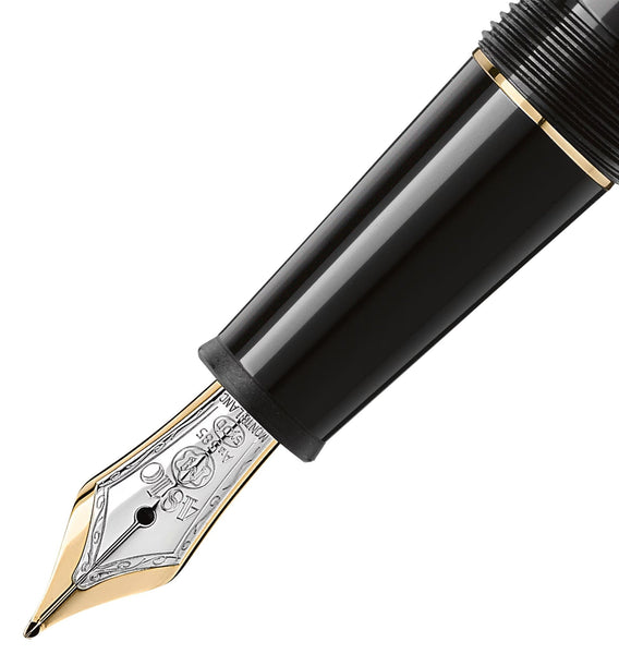 Montblanc Meisterstuck 132464 Black Classique M Nib Fountain Pen