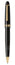 Montblanc Meisterstuck Black Resin Yellow Gold - Coated LeGrand Rollerball Pen 132454 - Watches & Beyond