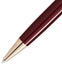 Montblanc Meisterstuck Burgundy Resin Yellow Gold - Coated Classique Ballpoint Pen 133008 - Watches & Beyond