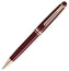 Montblanc Meisterstuck Burgundy Resin Yellow Gold - Coated Classique Ballpoint Pen 133008 - Watches & Beyond