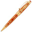 Montblanc Meisterstuck The Origin Collection Solitaire Coral Lacquer Yellow Gold - Coated Metal Midsize Ballpoint Pen 131356 - Watches & Beyond