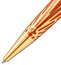 Montblanc Meisterstuck The Origin Collection Solitaire Coral Lacquer Yellow Gold - Coated Metal Midsize Ballpoint Pen 131356 - Watches & Beyond
