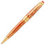 Montblanc Meisterstuck The Origin Collection Solitaire Coral Lacquer Yellow Gold - Coated Metal Midsize Ballpoint Pen 131356 - Watches & Beyond