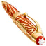 Montblanc Meisterstuck The Origin Collection Solitaire Coral Lacquer Yellow Gold - Coated Metal Midsize Ballpoint Pen 131356 - Watches & Beyond