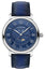 Montblanc Star Legacy Full Calendar Automatic Stainless Steel Blue Dial Blue Leather Strap Day/Date Month Moonphase Mens Watch 130967 - Watches & Beyond